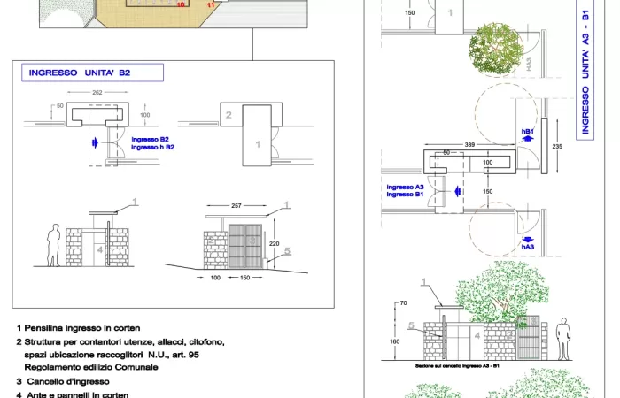 Borgo Amandola - Piante e Prospetti edificio B (1)
