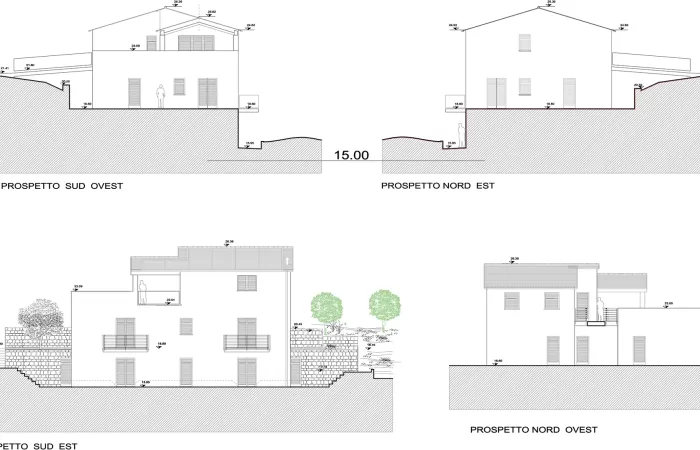 Borgo Amandola - Piante e Prospetti edificio B (2)